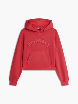 Женские джинсы Tommy Hilfiger Tommy Jeans Boxy Fit Garment-Dyed Hoodie — фото 5