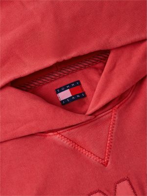 Женские джинсы Tommy Hilfiger Tommy Jeans Boxy Fit Garment-Dyed Hoodie — фото 6