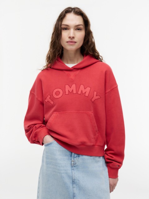 Женские джинсы Tommy Hilfiger Tommy Jeans Boxy Fit Garment-Dyed Hoodie