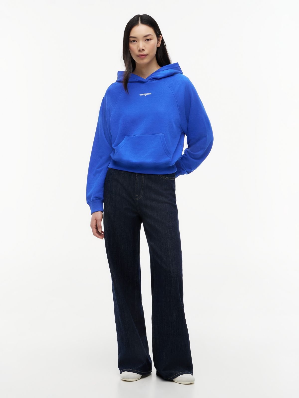 Tommy Jeans Raglan Hoodie — Noble Blue