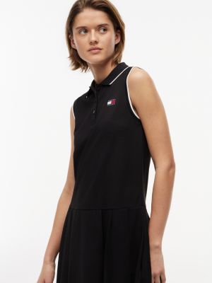 Женские платья Tommy Hilfiger Tommy Jeans Pleated Polo Mini Dress — фото 2