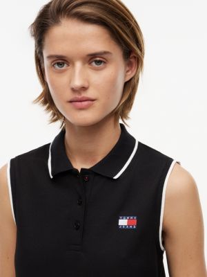 Женские платья Tommy Hilfiger Tommy Jeans Pleated Polo Mini Dress — фото 3