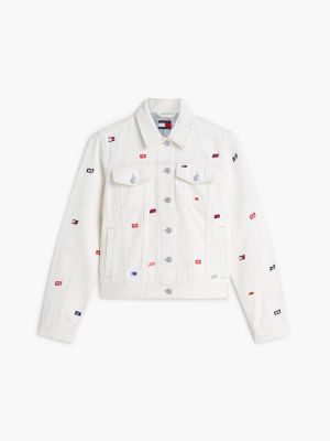 Женские куртки Tommy Hilfiger Tommy Jeans Sailing Flag Denim Jacket — фото 5