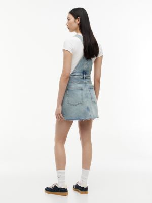 Tommy Hilfiger Tommy Jeans Denim Overall Mini Dress — фото 4