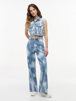 Женские жилеты Tommy Hilfiger Tommy Jeans Cropped Denim Vest — фото 2
