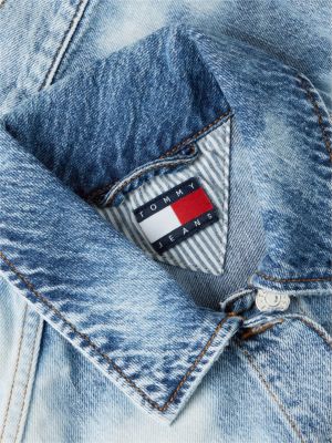 Женские жилеты Tommy Hilfiger Tommy Jeans Cropped Denim Vest — фото 7