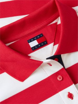 Женские джинсы Tommy Hilfiger Tommy Jeans Relaxed Fit Striped Polo — фото 6
