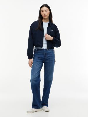 Женские куртки Tommy Hilfiger Tommy Jeans Seersucker Zip Jacket — фото 2
