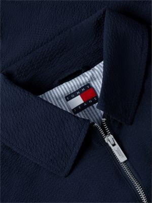 Женские куртки Tommy Hilfiger Tommy Jeans Seersucker Zip Jacket — фото 6