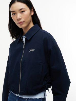 Женские куртки Tommy Hilfiger Tommy Jeans Seersucker Zip Jacket — фото 3