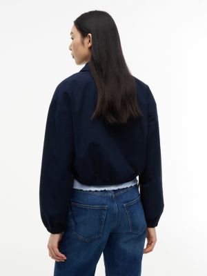 Женские куртки Tommy Hilfiger Tommy Jeans Seersucker Zip Jacket — фото 4