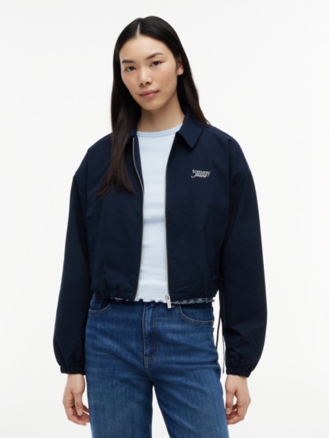 Женские куртки Tommy Hilfiger Tommy Jeans Seersucker Zip Jacket