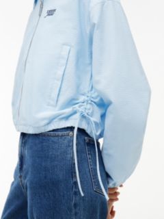 Tommy Jeans Seersucker Zip Jacket — Light Blue 3