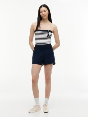 Женские джинсы Tommy Hilfiger Tommy Jeans Striped Bandeau Sweater — фото 2