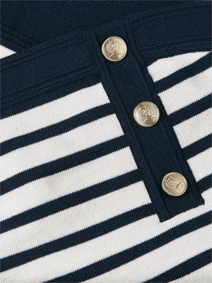 Женские джинсы Tommy Hilfiger Tommy Jeans Striped Bandeau Sweater — фото 6