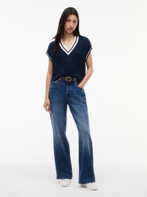 Женские свитеры Tommy Hilfiger Tommy Jeans Cable Knit Sweater Vest — фото 2