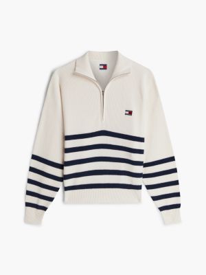 Женские джинсы Tommy Hilfiger Tommy Jeans Quarter-Zip Sweater — фото 5