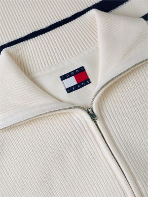 Женские джинсы Tommy Hilfiger Tommy Jeans Quarter-Zip Sweater — фото 6