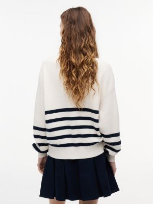 Женские джинсы Tommy Hilfiger Tommy Jeans Quarter-Zip Sweater — фото 4