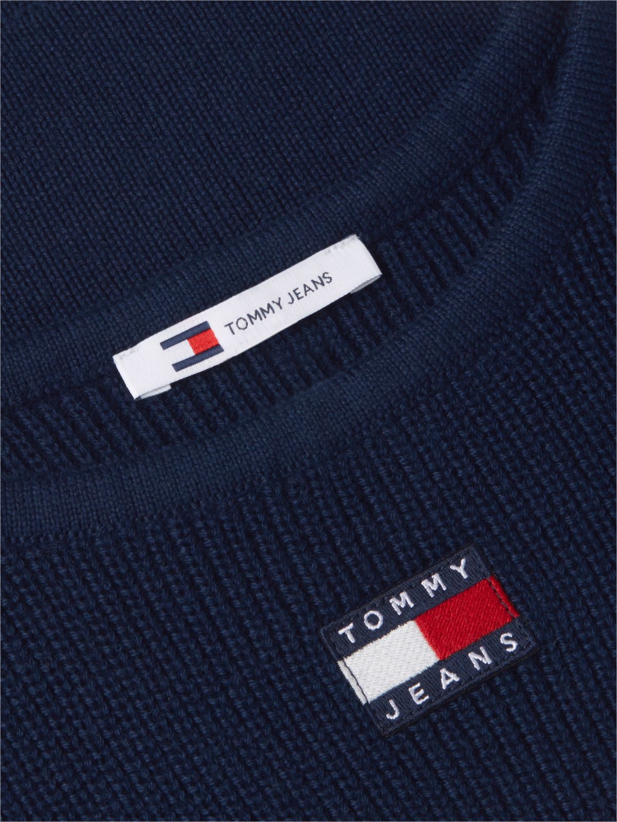 Tommy Jeans Striped Sweater Tank Top — Navy