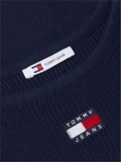 Tommy Jeans Striped Sweater Tank Top — Navy 6