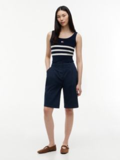 Tommy Jeans Striped Sweater Tank Top — Navy 2