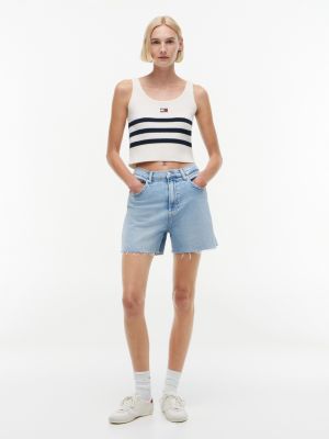 Женские джинсы Tommy Hilfiger Tommy Jeans Striped Sweater Tank Top — фото 2