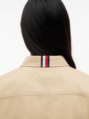 Женские рубашки Tommy Hilfiger Tommy Jeans Relaxed Cropped Shirt — фото 3