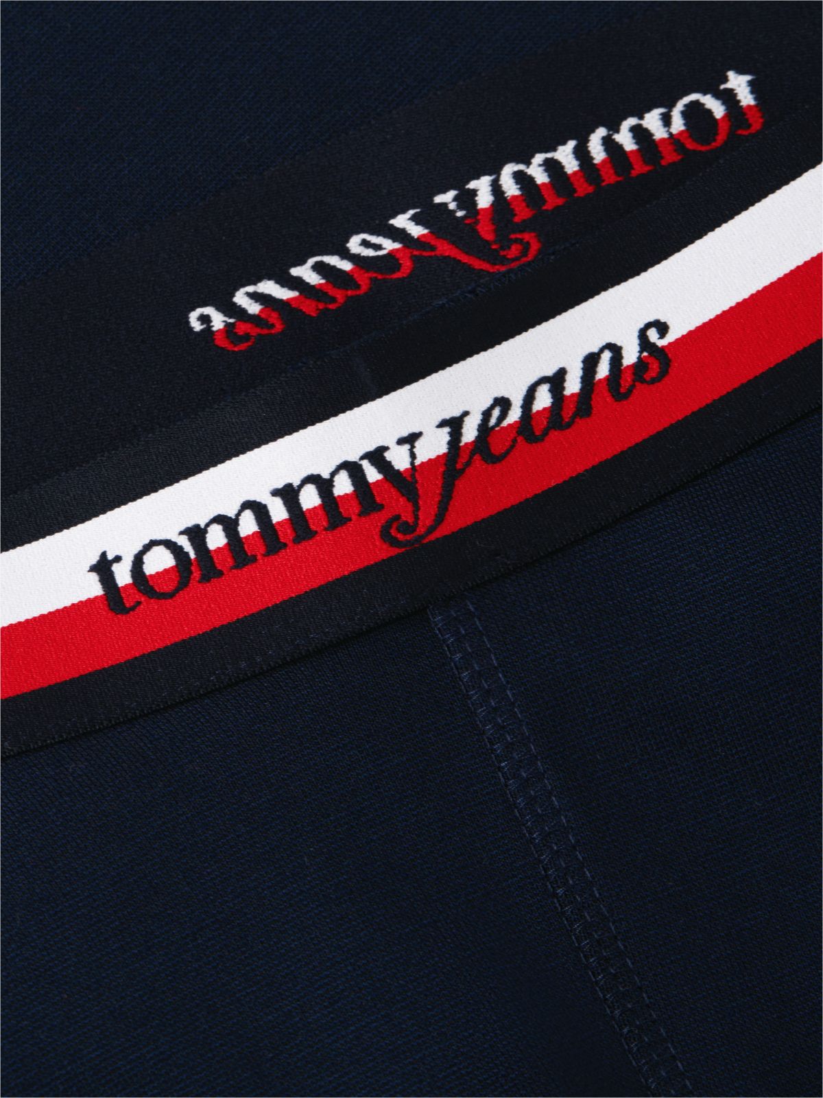 Tommy Jeans Logo Tape Capri Legging — Navy
