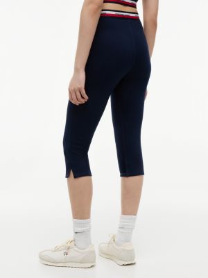 Женские джинсы Tommy Hilfiger Tommy Jeans Logo Tape Capri Legging — фото 4
