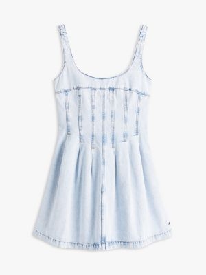 Женские платья Tommy Hilfiger Tommy Jeans Pleated Denim Mini Dress — фото 5
