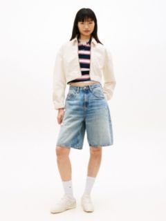 Tommy Jeans Blouson Zip Jacket — White Denim 2