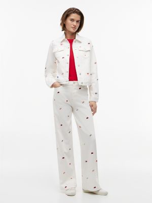Женские джинсы Tommy Hilfiger Tommy Jeans Sailing Flag Wide Leg Jean — фото 2