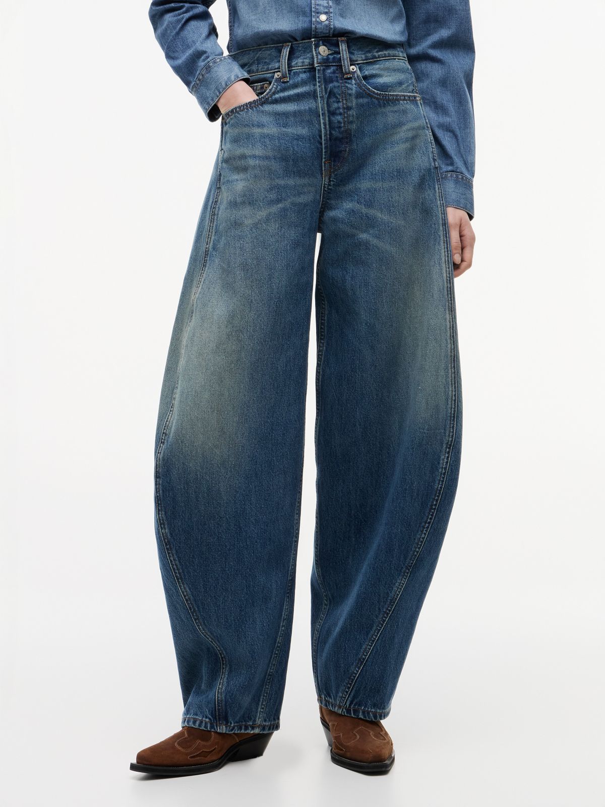Tommy Jeans Barrel Jean — Denim Dark