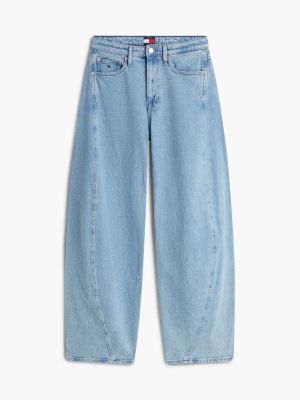 Женские джинсы Tommy Jeans Stretch Barrel Jean, цвет: Джинсовый светлый — фото 6
