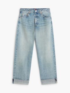 Tommy Jeans Cuffed Slim Straight Jean — Denim Light 5