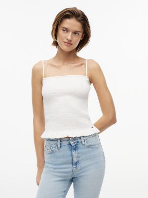 Tommy Jeans Slim Fit Shirred Tank Top from Tommy Hilfiger - $23.70