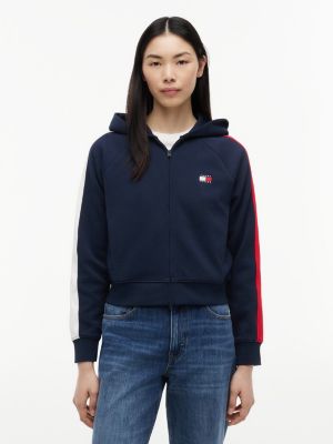 Tommy Jeans Interlock Track Jacket, Navy