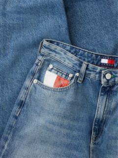 Tommy Jeans High-Rise Tapered Jean — Denim Medium 8