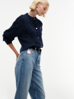 Tommy Jeans High-Rise Tapered Jean — Denim Medium 4