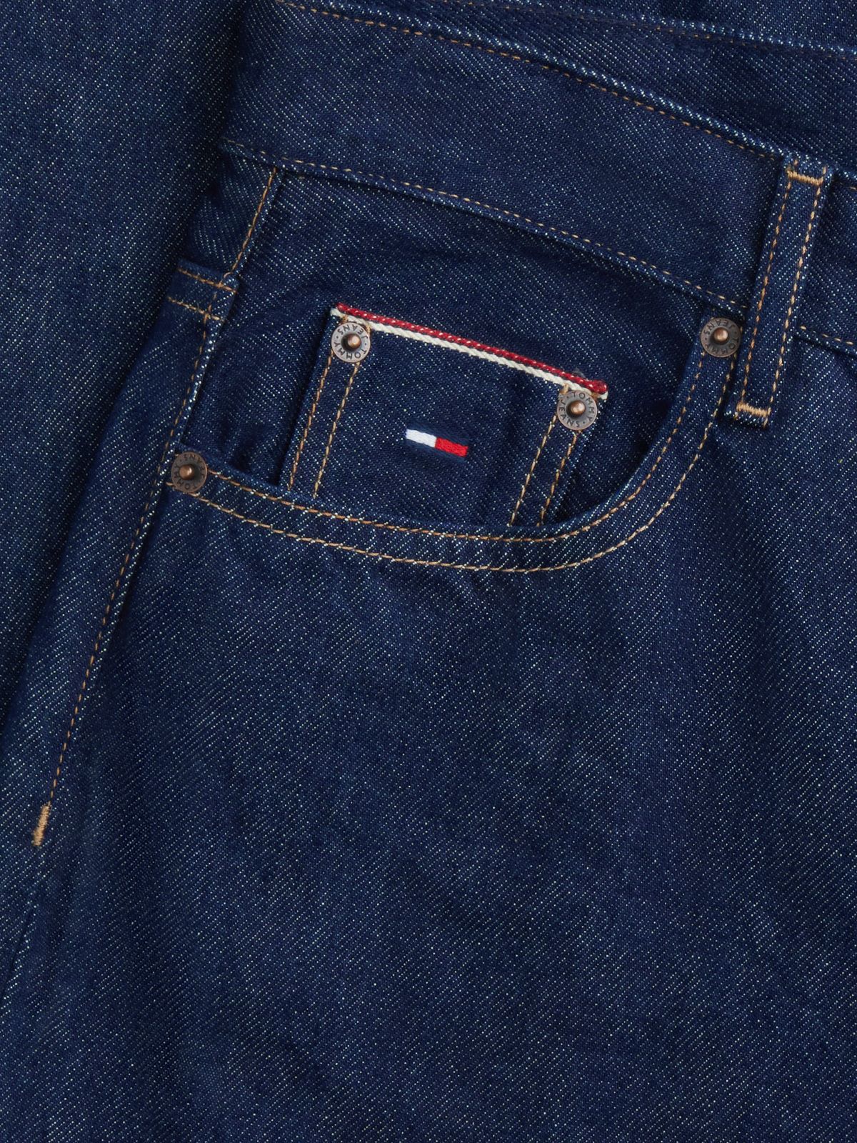 Tommy Jeans Mid-Rise Straight Jean — Denim Dark
