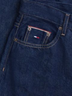 Tommy Jeans Mid-Rise Straight Jean — Denim Dark 9