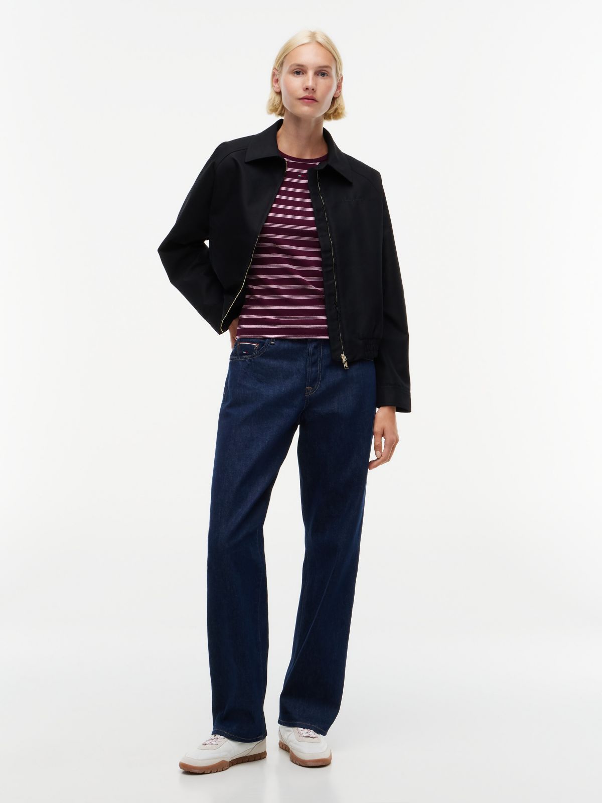 Tommy Jeans Mid-Rise Straight Jean — Denim Dark