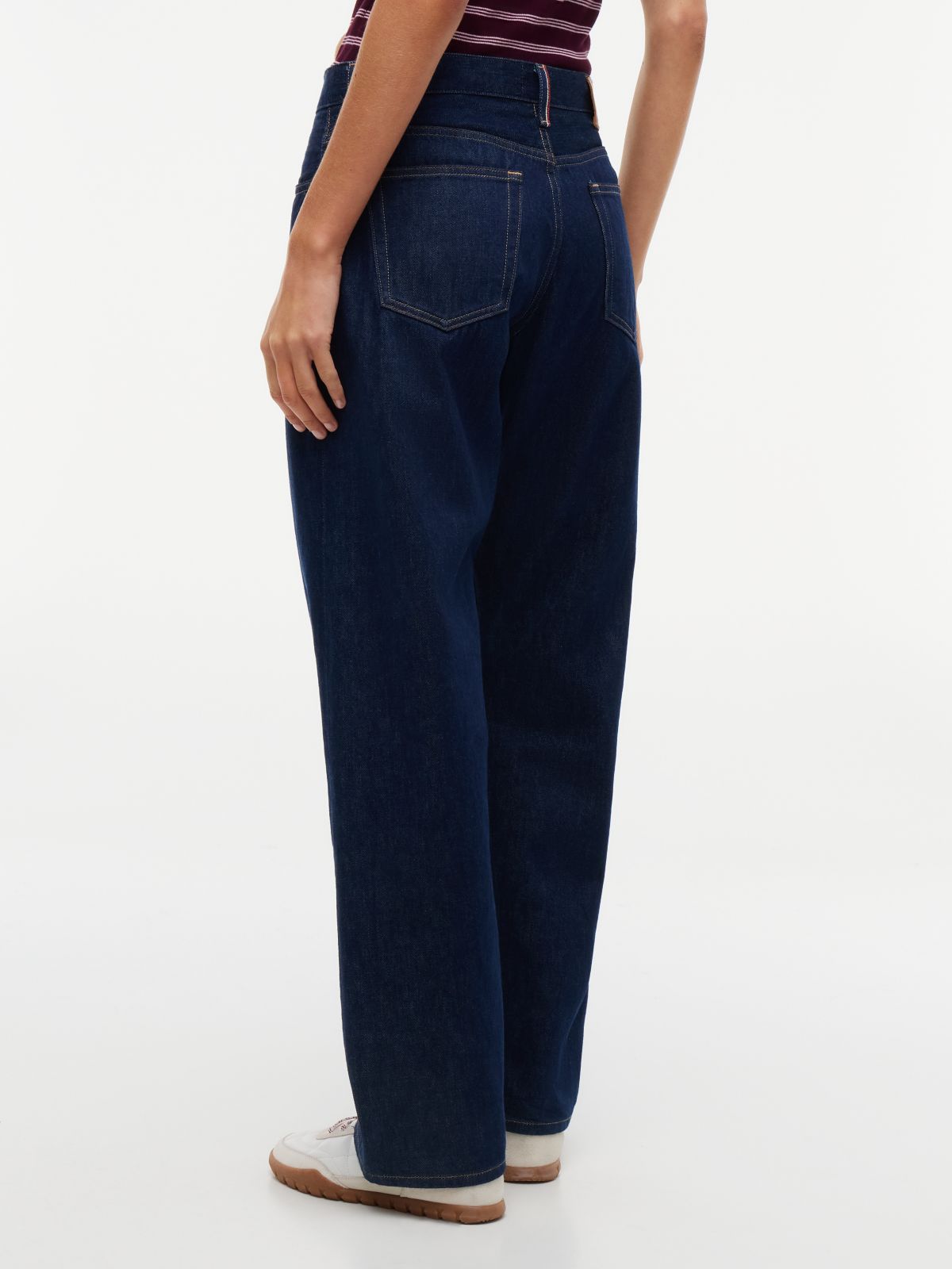 Tommy Jeans Mid-Rise Straight Jean — Denim Dark
