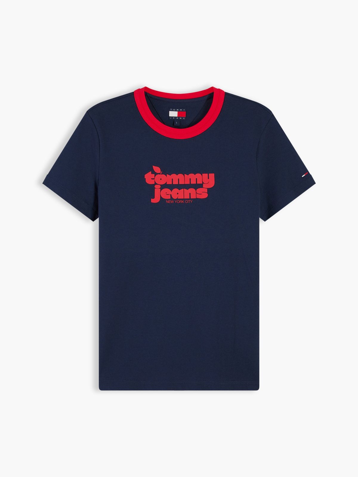 Tommy Jeans Logo Graphic T-Shirt — Dark Blue