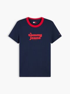 Tommy Jeans Logo Graphic T-Shirt — Dark Blue 5