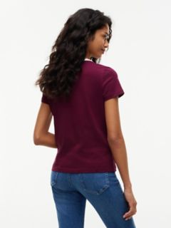 Tommy Jeans Logo Graphic T-Shirt — Calypso Berry 4