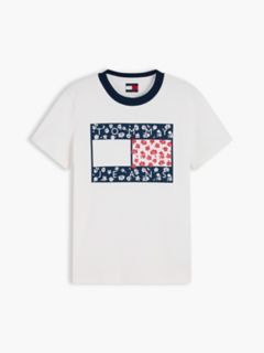 Tommy Jeans Logo Graphic T-Shirt — Off White 5