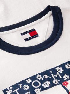Tommy Jeans Logo Graphic T-Shirt — Off White 6