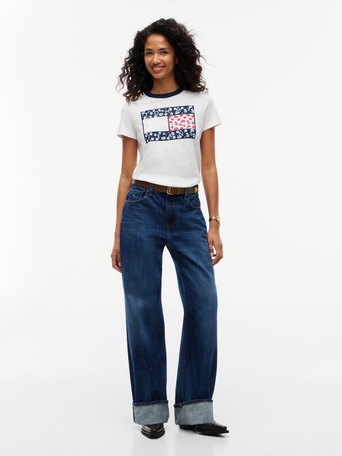 Tommy Jeans Logo Graphic T-Shirt — Off White